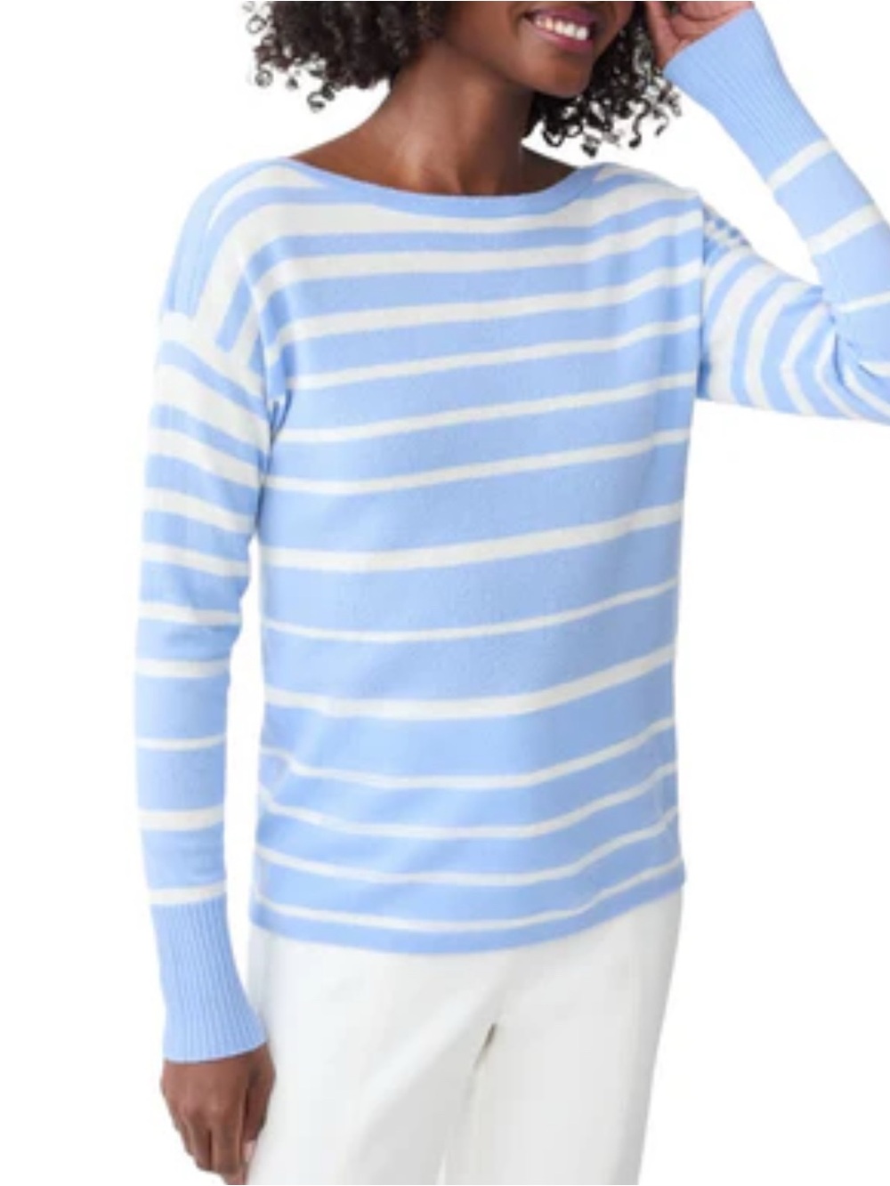J McLaughlin Marin Cashmere Striped Sweater